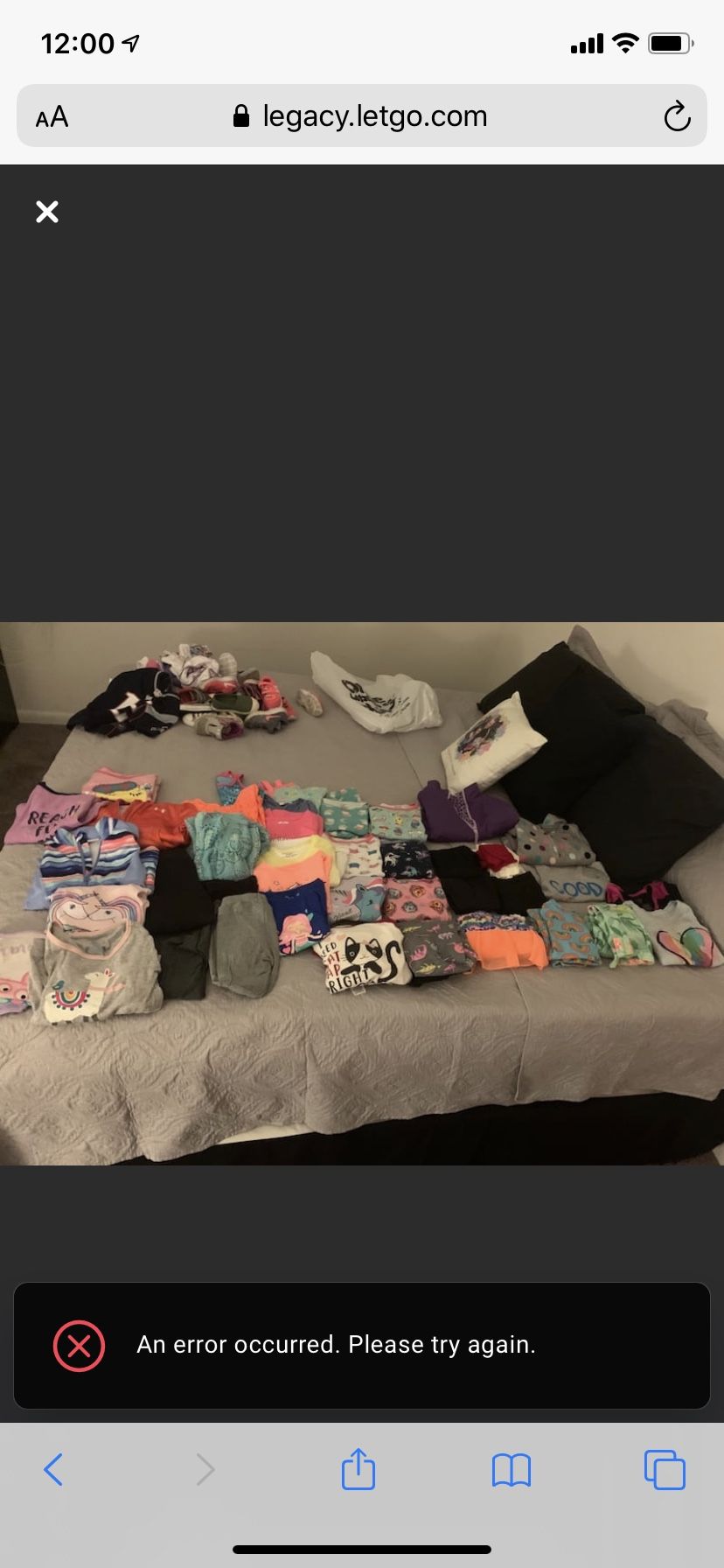 Girls clothes lot size 4T and shoes size 8