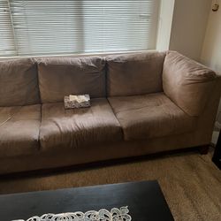 L Shape Living Room Suede  Sectional Sofa/ Couch