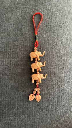 Beautiful Hanging Three Elephants