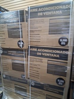 12000btu windows AC/ HEATER both by GE smart WiFi 240volts.  Brand new