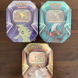 Pokemon Triple Whammy Tin (Sealed) $35 each OBO