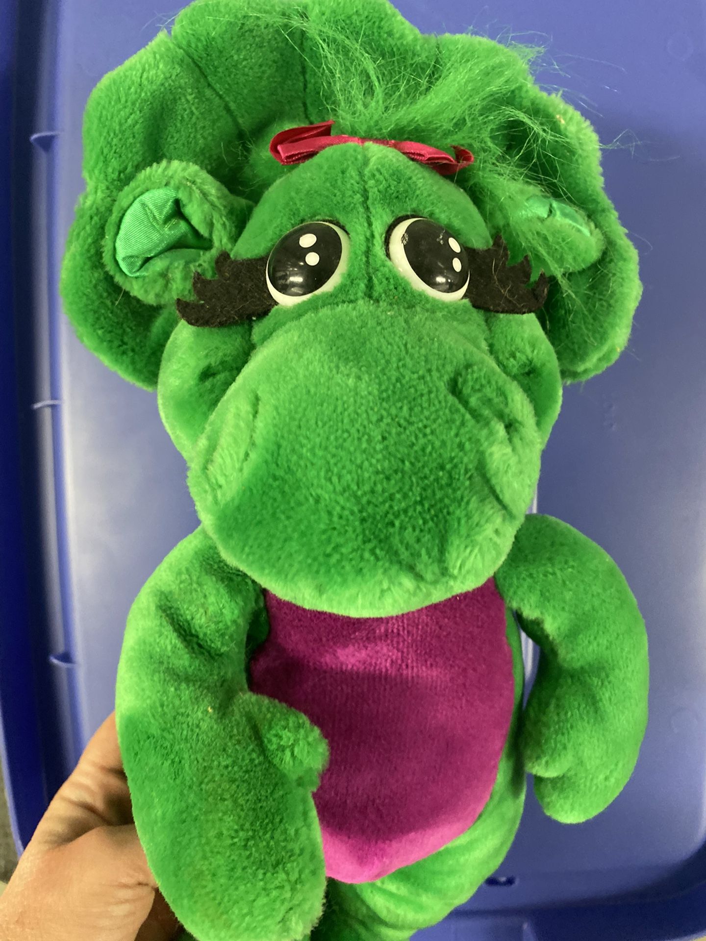 Vintage 1992 Barney & Friends Lyons Group Baby Bop 14" Plush