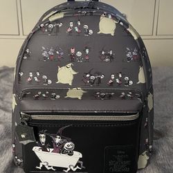 Disney Nightmare Before Christmas Lock, Shock and Barrel Loungefly