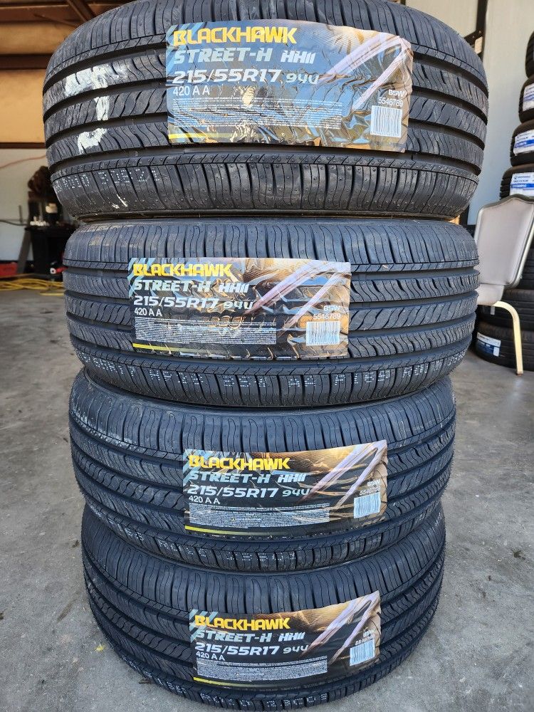 215/55/17 NEW TIRES