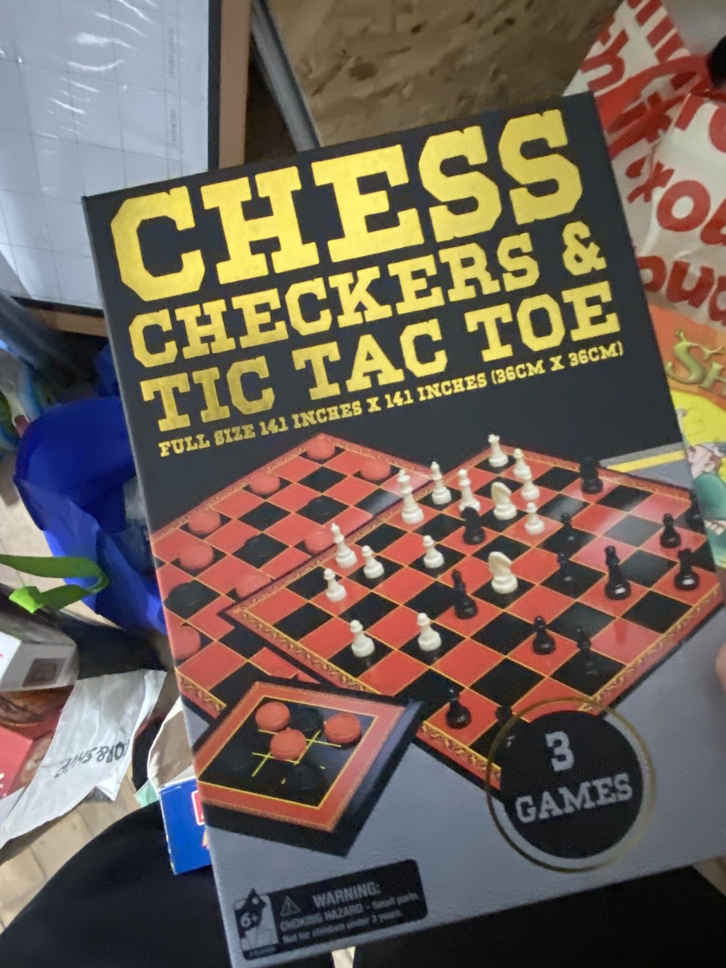 Chess Checker Tic Tax Toe