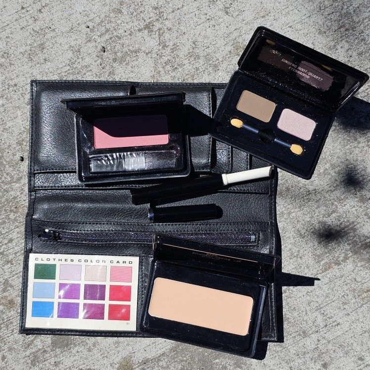 Vintage Adrien Arpel Full Face Makeup Kit Palette Compact USA Blush Eyeshadow Face Powder Lipstick