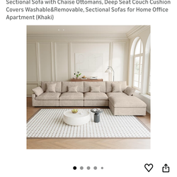 Beautiful Almond Couch- NEED GONE