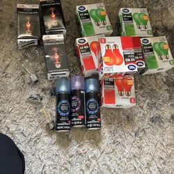 LED Lights Red And Green Orange 