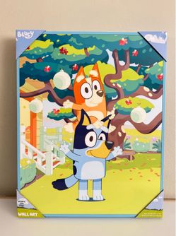 Bluey wall frame