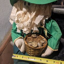 Vintage St Patrick's day decorations lucky Leprechaun