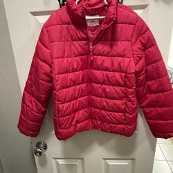 Girls Puffer Jacket Size L 10/12