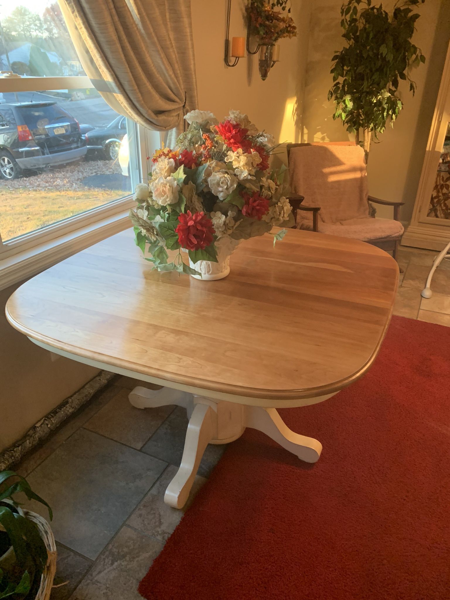 Kitchen Table Solid Cherry Wood Top