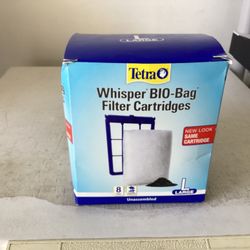 Brand New Tetra Whisper Filter Cartridges Large 8 Count