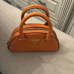 Orange Guess Bag W/strap