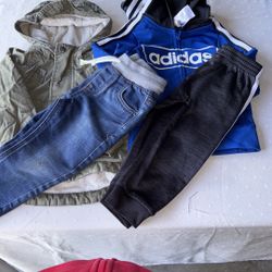 Bundle: 2T Boy Jacket Sweatsuit Jeans
