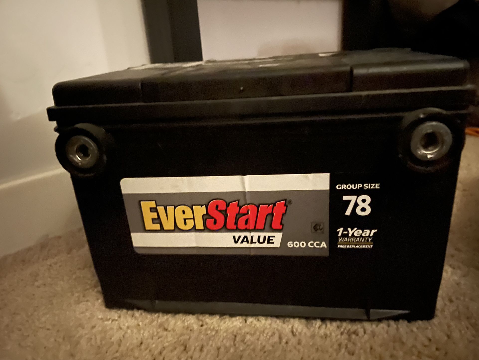 Brand new car battery size 78