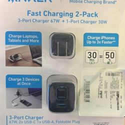 Anker Fast Charging 2-pack Port Charger