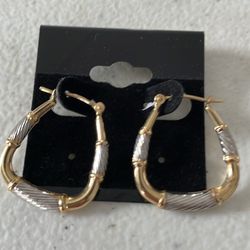 14 Kt Gold Earrings 