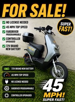 45 mph electric moped