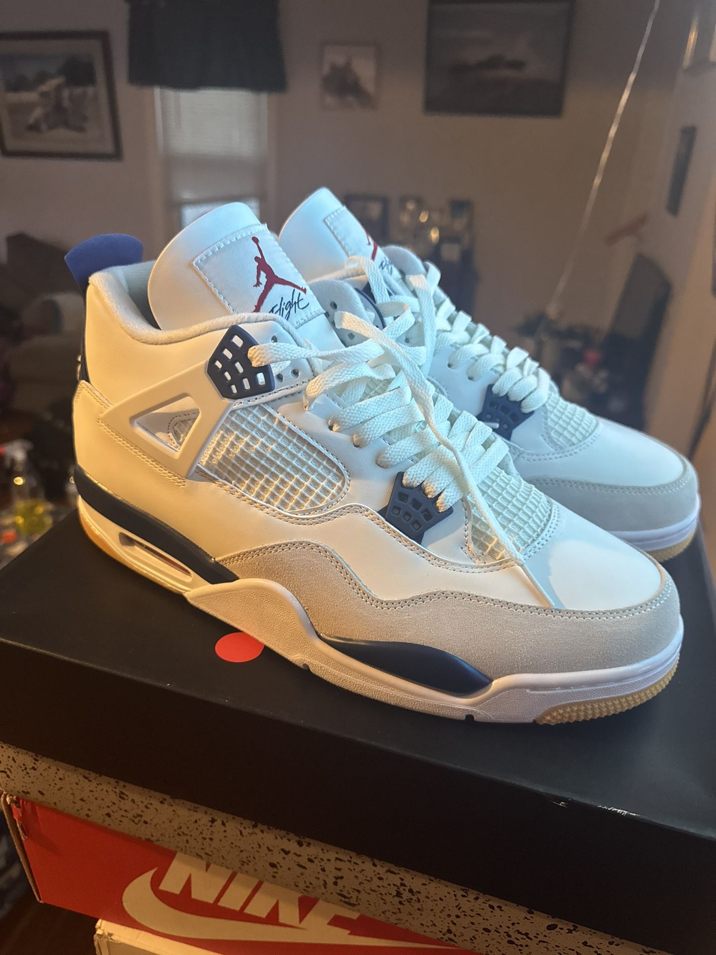 Jordan 4 Navy Sb Size 13 Vnds No Box