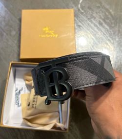 berberry belt men all black