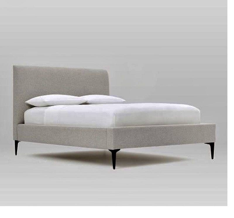 West Elm: ANDES DECO UPHOLSTERED BED: Queen