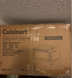 Cuisinart toaster oven