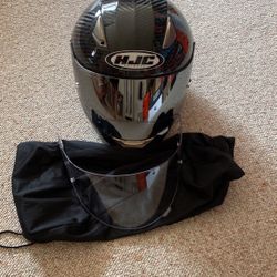 Hjc Carbon Fiber Helmet MEDIUM 