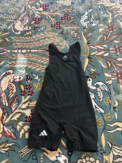 Adidas wrestling singlet youth Small