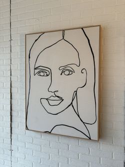 Gorgeous Modern Lined Art Canvas Artwork 