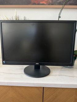AOC 24” 1080p HDMI Monitor – Works Great