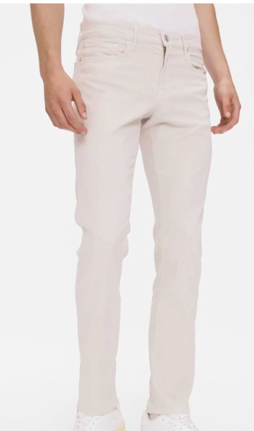 FRAME L'Homme Slim Brushed Twill Jeans