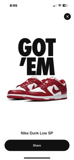 White And University Red Dunks Or OBO