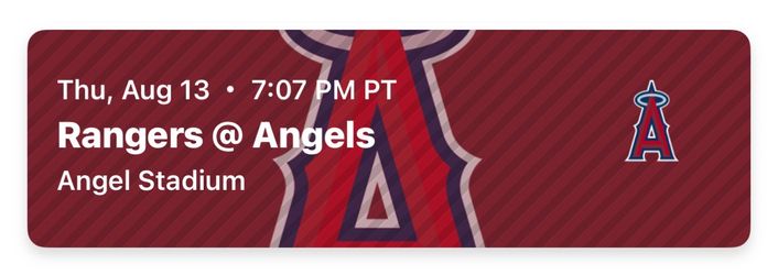 Angels tickets