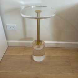 Acrylic End Table 