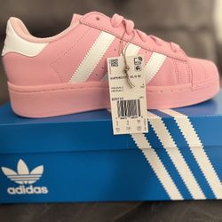 Pink Adidas Superstars