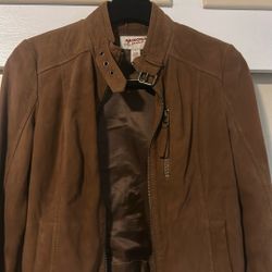 Brown Sued Woman’s Jacket 