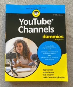 YouTube Channels for Dummies Book