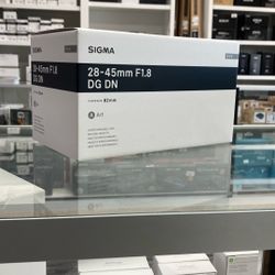 Sigma 28-45mm F1.8 For Sony *SALE* (11/8)