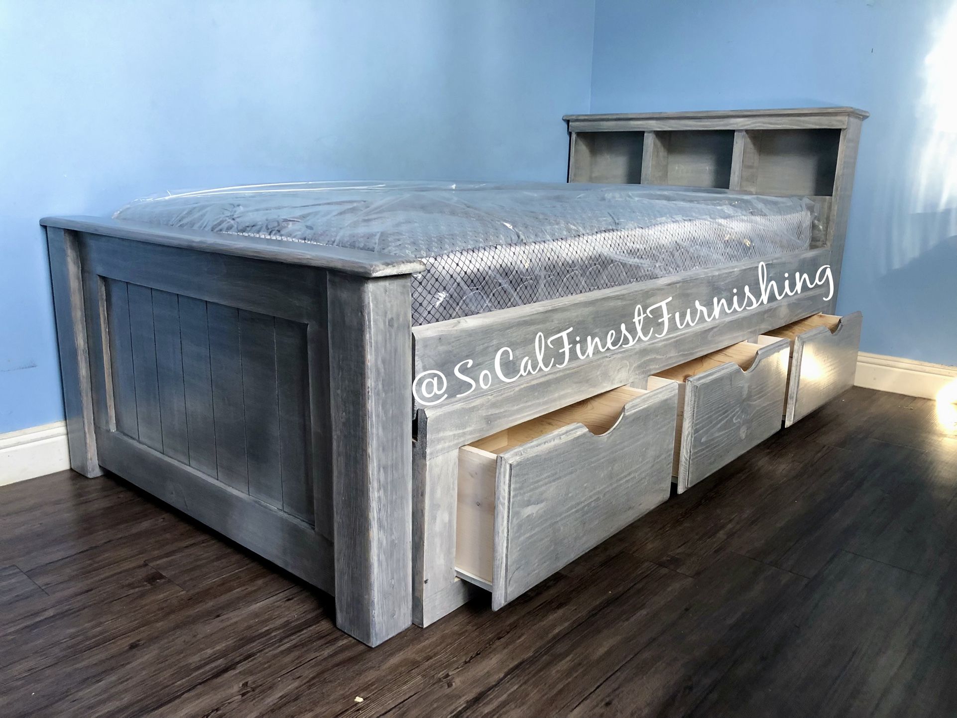 Twin Bed With Drawers And Mattress