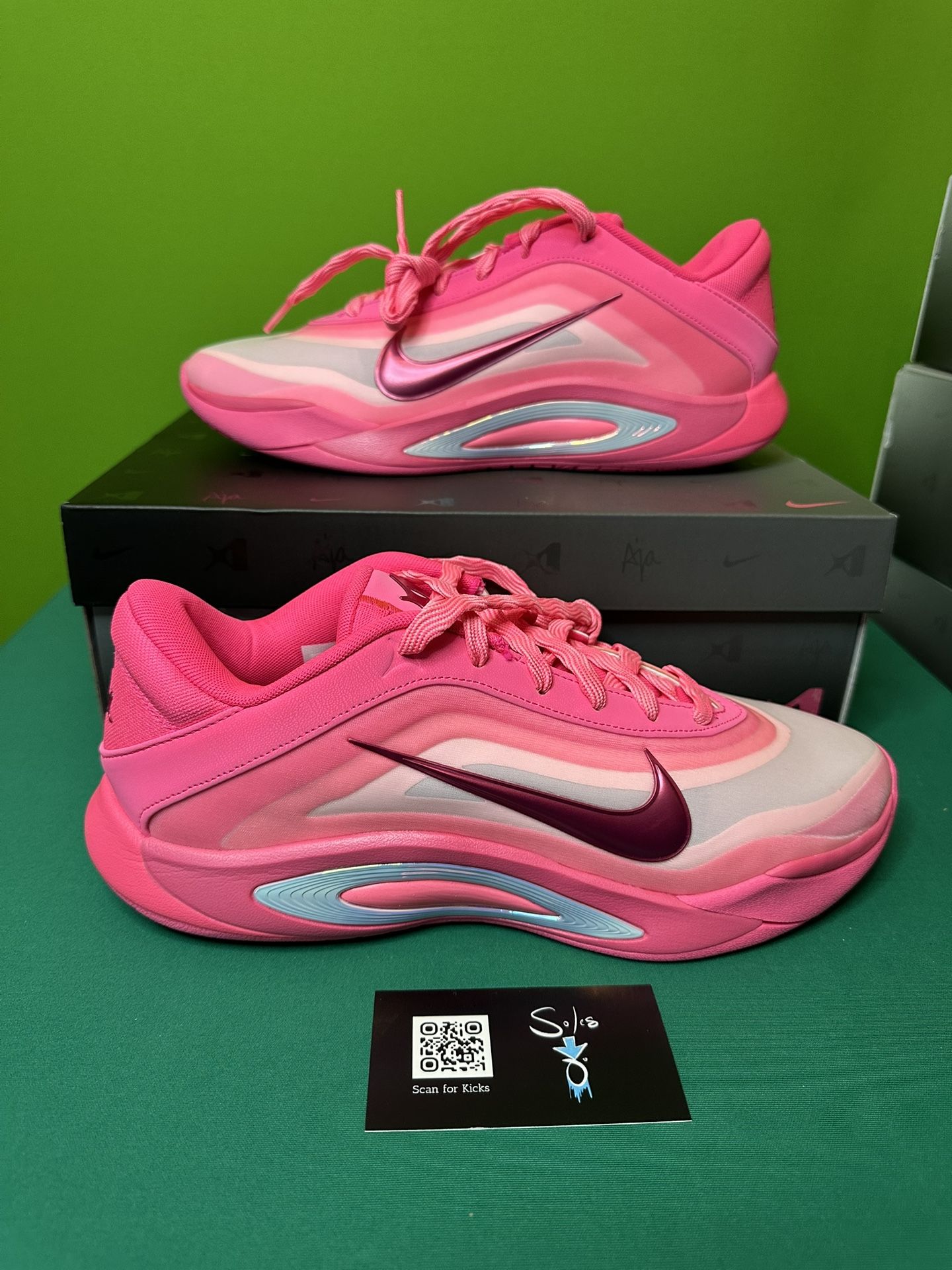 Nike A’ja Wilson A’One “Pink A’ura” NEW Size 10.5W OG ALL FZ8605-601