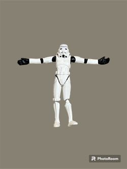 Vtg 1993 Rubber Storm Trooper Star Wars Action Figure Poseable. 5 inches tall