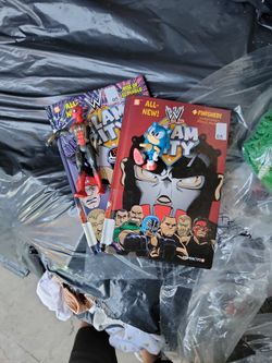 Books And  Action Figures