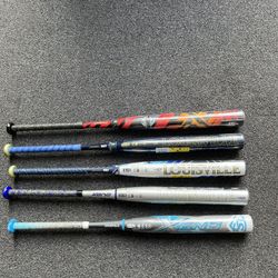 New Elite Louisville Slugger Fastball Softball Bats (-9/-10)