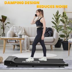 Walking Pad Under Desk Treadmill, Ultra Slim Portable Walking Machine for Home Office, Installation-Free Mini Treadmill with Remote Control & LED Disp