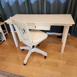 Pottery Barn Desk + PB Chair