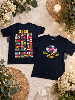 ⚽️🌎 WORLD SOCCER 2026 Shirt Available! 🌎⚽️