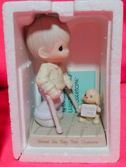 Precious Moments Figurine Blessed Are They That Overcome