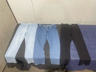 Lot of 3 Denim Jeans