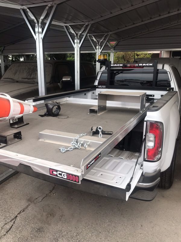 Decked bed system with cargo glide bed slide for Sale in San Bernardino